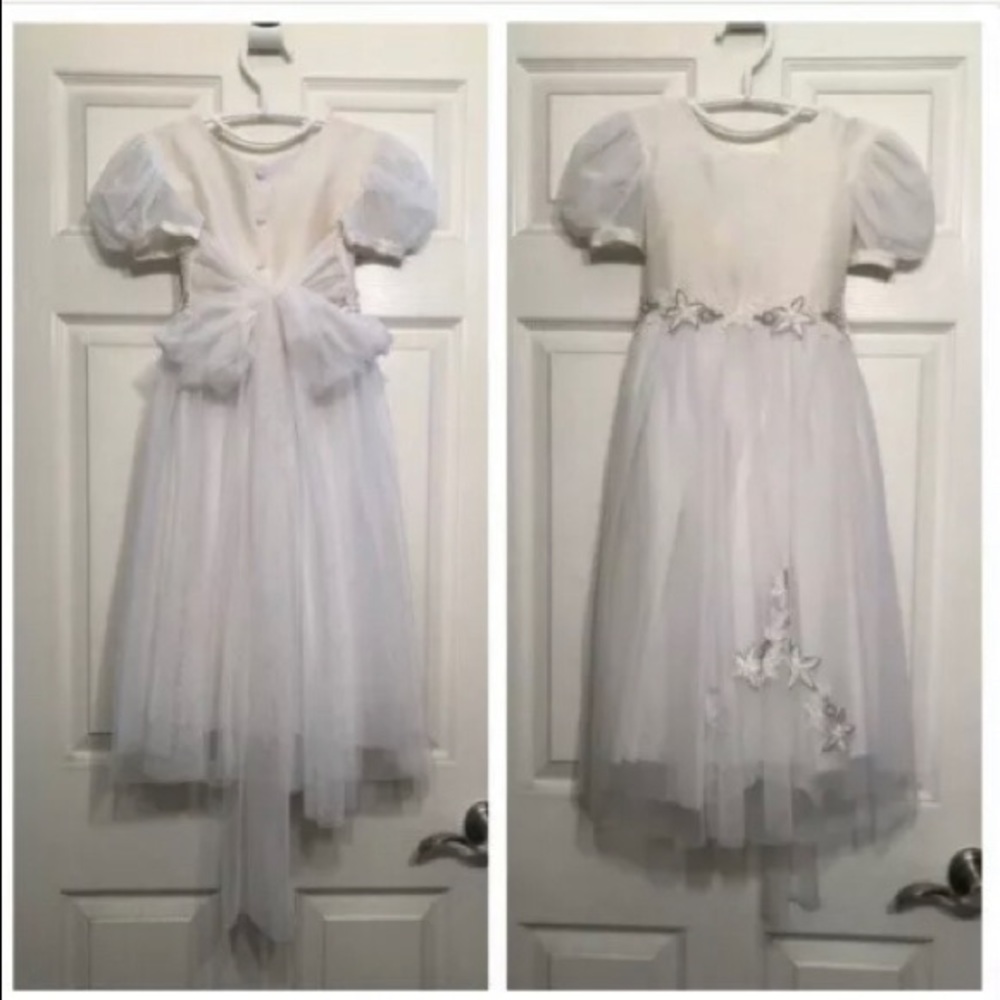 $525 POSIES SILK+TULLE CUSTOM DRESS FORMAL/WEDDING